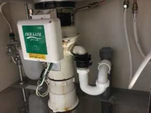 ドレッセあざみ野エスタフレンテ ディスポーザー交換作業