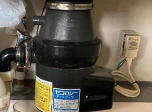 長年の利用で劣化したディスポーザーの取替え【ドリームタワーキュアレジデンス】