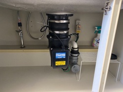 新明和工業製のディスポーザーの交換作業【サンクレイドルおゆみ野中央】