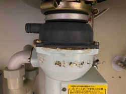 ディスポーザー本体が経年劣化できどうしない【小石川ヒルズ】