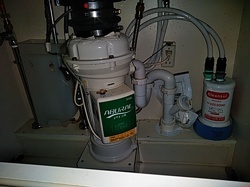 ディスポーザーの故障対応で訪問作業【パークコート二子玉川】